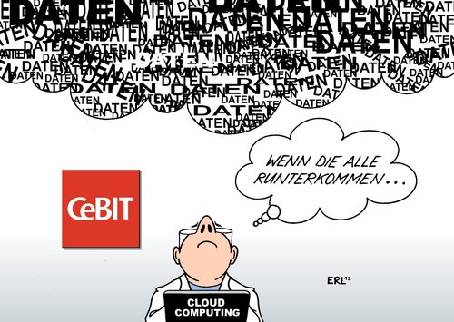 Cartoon: Cloud Computing (medium) by Erl tagged cloud,computing,daten,internet,festplatte,online,web,cebit,hannover,messe,kommunikation,it,datenschutz,missbrauch,cloud,computing,daten,internet,festplatte,cebit,hannover,messe,kommunikation,datenschutz,it