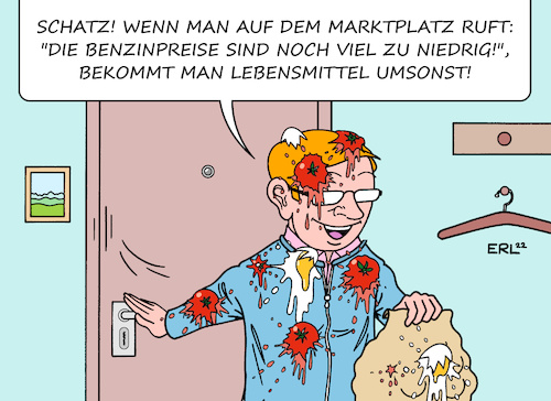 Cartoon: Der Inflation trotzen (medium) by Erl tagged politik,wirtschaft,finanzen,inflation,anstieg,preise,energie,gas,erdöl,öl,benzin,diesel,lebensmittel,tomaten,eier,einkauf,einkaufen,karikatur,erl,politik,wirtschaft,finanzen,inflation,anstieg,preise,energie,gas,erdöl,öl,benzin,diesel,lebensmittel,tomaten,eier,einkauf,einkaufen,karikatur,erl