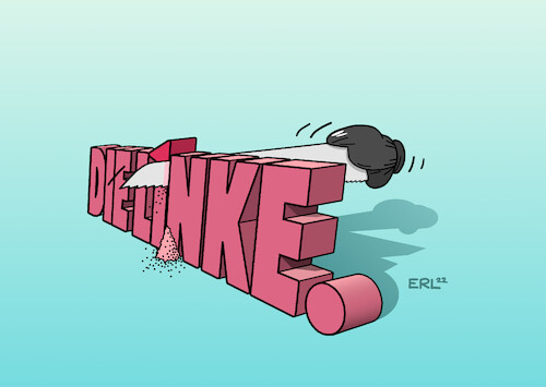 Cartoon: Die Linke (medium) by Erl tagged politik,partei,die,linke,streit,spaltung,sahra,wagenknecht,position,russland,ukraine,wladimir,putin,putinversteherin,säge,nervensäge,karikatur,erl,politik,partei,die,linke,streit,spaltung,sahra,wagenknecht,position,russland,ukraine,wladimir,putin,putinversteherin,säge,nervensäge,karikatur,erl