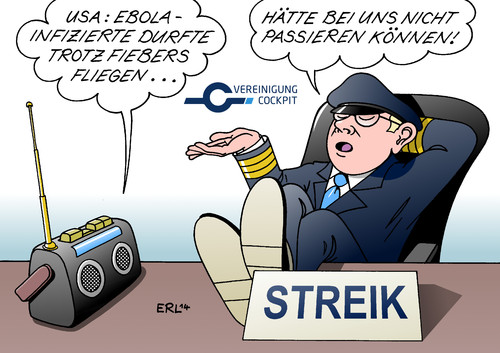 Ebola Pilotenstreik