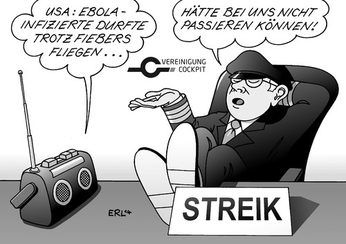 Ebola Pilotenstreik