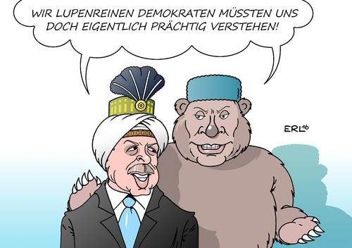 Erdogan und Putin