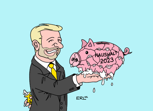 Cartoon: Festgeklebt (medium) by Erl tagged politik,geld,finanzen,ampel,spd,grüne,fdp,haushalt,2023,finanzminister,christian,lindner,schuldenbremse,sparschwein,sondervermögen,krieg,russland,ukraine,bundeswehr,energiekrise,entlastung,gaspreisbremse,klima,festkleben,kitten,karikatur,erl,politik,geld,finanzen,ampel,spd,grüne,fdp,haushalt,2023,finanzminister,christian,lindner,schuldenbremse,sparschwein,sondervermögen,krieg,russland,ukraine,bundeswehr,energiekrise,entlastung,gaspreisbremse,klima,festkleben,kitten,karikatur,erl