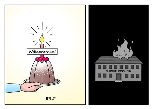 Cartoon: Feuer (medium) by Erl tagged flüchtlinge,eu,europa,deutschland,willkommen,willkommenskultur,menschlichkeit,fremdenhass,rechtsextremismus,rechtspopulismus,brandanschlag,flüchtlingsheim,feuer,kerze,hell,dunkel,karikatur,erl,flüchtlinge,eu,europa,deutschland,willkommen,willkommenskultur,menschlichkeit,fremdenhass,rechtsextremismus,rechtspopulismus,brandanschlag,flüchtlingsheim,feuer,kerze,hell,dunkel,karikatur,erl