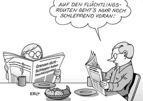 Flüchtlingsrouten