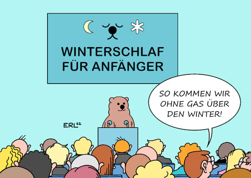 Cartoon: Fortbildung (medium) by Erl tagged politik,krieg,russland,ukraine,gas,knappheit,angst,winter,kälte,heizung,frieren,fortbildung,kurs,winterschlaf,bär,karikatur,erl,politik,krieg,russland,ukraine,gas,knappheit,angst,winter,kälte,heizung,frieren,fortbildung,kurs,winterschlaf,bär,karikatur,erl