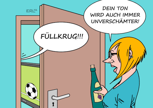 Cartoon: Füllkrug (medium) by Erl tagged politik,sport,fußball,weltmeisterschaft,wm,2022,katar,vorrunde,spiel,deutschland,spanien,ausgleich,rettung,tor,niclas,füllkrug,torjäger,stürmer,fernsehen,getränke,karikatur,erl,politik,sport,fußball,weltmeisterschaft,wm,2022,katar,vorrunde,spiel,deutschland,spanien,ausgleich,rettung,tor,niclas,füllkrug,torjäger,stürmer,fernsehen,getränke,karikatur,erl