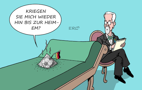 Cartoon: Fußball-Burnout (medium) by Erl tagged politik,sport,fußball,deutschland,tiefpunkt,länderspiel,niederlage,österreich,bundestrainer,julian,nagelsmann,psychoanalyse,psychotherapie,burnout,europameisterschaft,heim,em,karikatur,erl,politik,sport,fußball,deutschland,tiefpunkt,länderspiel,niederlage,österreich,bundestrainer,julian,nagelsmann,psychoanalyse,psychotherapie,burnout,europameisterschaft,heim,em,karikatur,erl