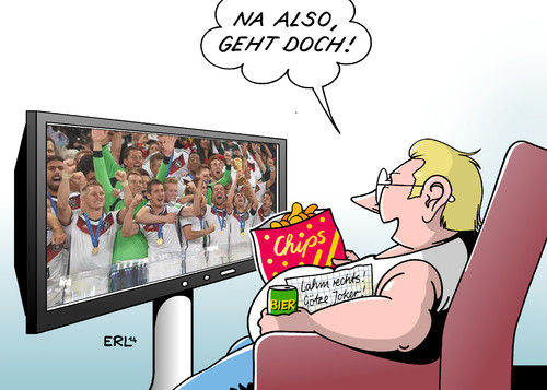 Cartoon: Fußballtrainer (medium) by Erl tagged ende,2014,brasilien,wm,weltmeisterschaft,fußball,fest,couch,wochen,zeitung,medien,fernsehen,joachim,bundestrainer,trainer,taktik,deutschland,sieg,feiernfinale,zuschauer,löw,jogi,fußball,weltmeisterschaft,wm,brasilien,2014,ende,fernsehen,medien,zeitung,wochen,couch,fest,feiernfinale,sieg,deutschland,taktik,trainer,bundestrainer,joachim,jogi,löw,zuschauer