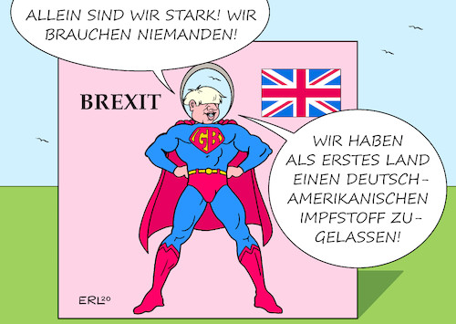 Cartoon: Großbritannien (medium) by Erl tagged politik,großbritannien,brexit,selbstständigkeit,unabhängigkeit,stärke,boris,johnson,superman,corona,virus,pandemie,covid19,impfstoff,zulassung,biontech,pfizer,deutschland,usa,zusammenarbeit,karikatur,erl,politik,großbritannien,brexit,selbstständigkeit,unabhängigkeit,stärke,boris,johnson,superman,corona,virus,pandemie,covid19,impfstoff,zulassung,biontech,pfizer,deutschland,usa,zusammenarbeit,karikatur,erl