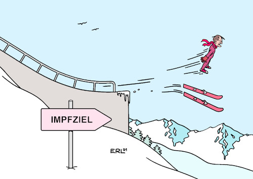 Cartoon: Impfziel (medium) by Erl tagged politik,corona,virus,pandemie,covid19,fünfte,welle,impfung,boostern,impfziel,gesundheitsminister,karl,lauterbach,korrektur,winter,wintersport,skispringen,vierschanzentournee,karikatur,erl,politik,corona,virus,pandemie,covid19,fünfte,welle,impfung,boostern,impfziel,gesundheitsminister,karl,lauterbach,korrektur,winter,wintersport,skispringen,vierschanzentournee,karikatur,erl