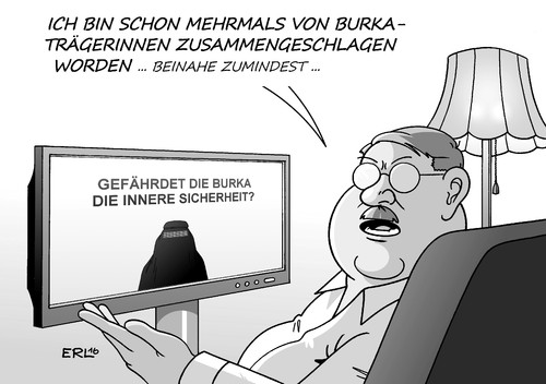 Innere Sicherheit Burka