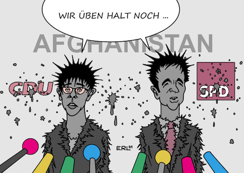 Cartoon: Jugend forscht (medium) by Erl tagged politik,afghanistan,nato,einsatz,militär,usa,deutschland,westen,truppen,rückzug,vormarsch,taliban,radikalislamisch,islamismus,terrorismus,evakuierung,schleppend,langsam,verteidigungsministerin,annegret,kramp,karrenbauer,außenminister,heiko,maas,einschätzung,falsch,dilettantismus,explosion,chemiebaukasten,karikatur,erl,politik,afghanistan,nato,einsatz,militär,usa,deutschland,westen,truppen,rückzug,vormarsch,taliban,radikalislamisch,islamismus,terrorismus,evakuierung,schleppend,langsam,verteidigungsministerin,annegret,kramp,karrenbauer,außenminister,heiko,maas,einschätzung,falsch,dilettantismus,explosion,chemiebaukasten,karikatur,erl