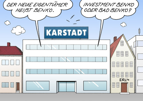 Cartoon: Karstadt (medium) by Erl tagged karstadt,konzern,kaufhaus,warenhaus,insolvenz,pleite,investor,berggruen,versagen,benko,österreich,österreicher,berg,tal,fahrt,belegschaft,angst,wirtschaft,geld,finanzen,investment,banking,bad,bank,karstadt,konzern,kaufhaus,warenhaus,insolvenz,pleite,investor,berggruen,versagen,benko,österreich,österreicher,berg,tal,fahrt,belegschaft,angst,wirtschaft,geld,finanzen,investment,banking,bad,bank