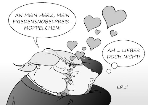 Kim sellt sich das Treffen vor