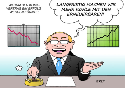 Cartoon: Klimavertrag (medium) by Erl tagged klima,klimawandel,erde,erderwärmung,co2,ausstoß,gipfel,klimagipfel,paris,2015,abkommen,vertrag,dekarbonisierung,umstieg,wirtschaft,grün,erneuerbare,energie,geld,kohle,gewinn,anreiz,investor,anleger,erfolg,umweltschutz,karikatur,erl,klima,klimawandel,erde,erderwärmung,co2,ausstoß,gipfel,klimagipfel,paris,2015,abkommen,vertrag,dekarbonisierung,umstieg,wirtschaft,grün,erneuerbare,energie,geld,kohle,gewinn,anreiz,investor,anleger,erfolg,umweltschutz,karikatur,erl