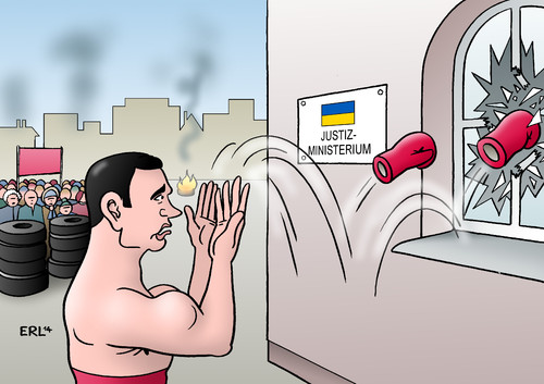 Cartoon: Klitschko (medium) by Erl tagged ukraine,machtkampf,opposition,regierung,janukowitsch,klitschko,boxer,boxhandschuhe,selbstständig,justizministerium,besetzung,kiew,protest,ukraine,machtkampf,opposition,regierung,janukowitsch,klitschko,boxer,boxhandschuhe,selbstständig,justizministerium,besetzung,kiew,protest