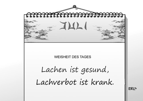 Lachverbot