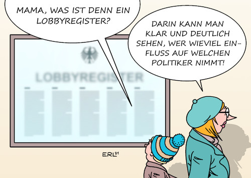 Cartoon: Lobbyregister (medium) by Erl tagged politik,lobbyismus,einfluss,lobbyisten,politiker,politikerinnen,abhilfe,lobbyregister,blockade,verschleppung,verzögerung,cdu,csu,transparenz,klarheit,deutlichkeit,mangelhaft,mutter,kind,karikatur,erl,politik,lobbyismus,einfluss,lobbyisten,politiker,politikerinnen,abhilfe,lobbyregister,blockade,verschleppung,verzögerung,cdu,csu,transparenz,klarheit,deutlichkeit,mangelhaft,mutter,kind,karikatur,erl