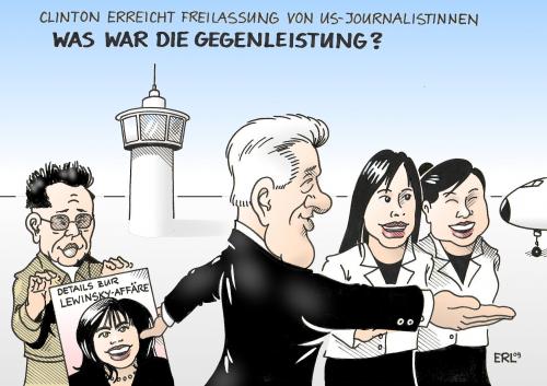 Cartoon: Männer (medium) by Erl tagged clinton,bill,kim,jong,il,nordkorea,journalistin,gefangen,arbeitslager,befreiung,gegenleistung,monica,lewinsky,affäre,details,bill clinton,kim jong il,nordkorea,korea,journalistin,journalist,gefangen,arbeitslager,gegenleistung,befreiung,monica lewinsky,affäre,details,bill,clinton,kim,jong,il,monica,lewinsky