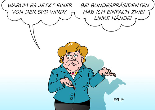 Merkel Bundespräsidenten