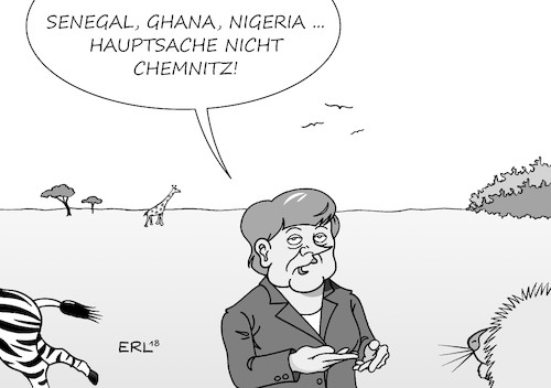 Merkel in Afrika