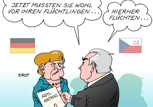 Merkel in Tschechien