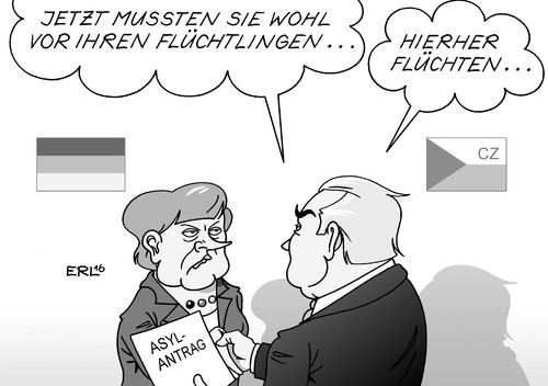 Merkel in Tschechien