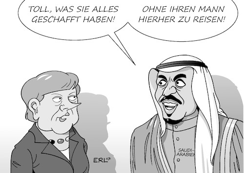 Merkel Saudi-Arabien