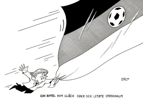 Merkel und Fußball