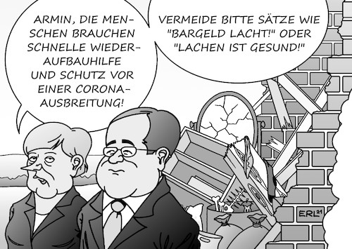 Merkel und Laschet