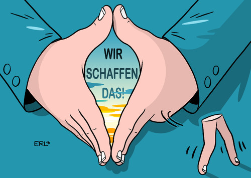 Cartoon: Merkeldämmerung (medium) by Erl tagged bundeskanzlerin,angela,merkel,flüchtlinge,wir,schaffen,das,willkommen,humanität,menschlichkeit,skepsis,kritik,ablehnung,parteifreunde,cdu,csu,koalition,partner,spd,flucht,einsamkeit,dämmerung,kanzlerdämmerung,hände,raute,finger,karikatur,erl,bundeskanzlerin,angela,merkel,flüchtlinge,wir,schaffen,das,willkommen,humanität,menschlichkeit,skepsis,kritik,ablehnung,parteifreunde,cdu,csu,koalition,partner,spd,flucht,einsamkeit,dämmerung,kanzlerdämmerung,hände,raute,finger,karikatur,erl