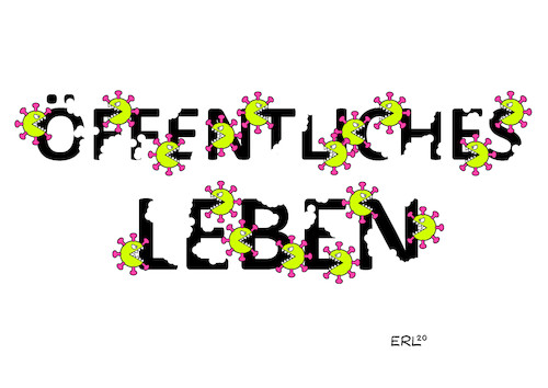 Cartoon: Öffentliches Leben (medium) by Erl tagged politik,corona,krise,virus,einschränkung,öffentliches,leben,deutschland,europa,welt,karikatur,erl,politik,corona,krise,virus,einschränkung,öffentliches,leben,deutschland,europa,welt,karikatur,erl