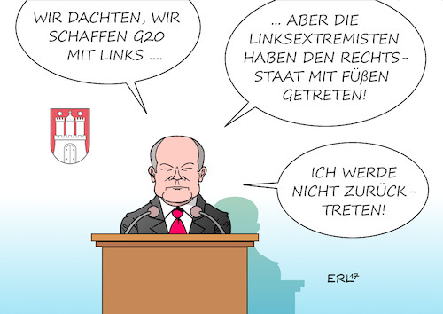 Olaf Scholz Erklärung By Erl Politics Cartoon Toonpool