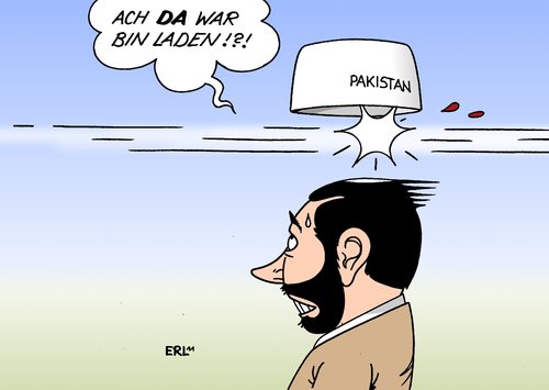 Cartoon: Pakistan (medium) by Erl tagged usa,erschießung,tod,kaida,al,terror,terrorist,laden,bin,osama,vesteck,pakistan,geheimdienst,mitwisser,osama bin laden,terrorist,terror,erschießung,vesteck,usa,pakistan,geheimdienst,mitwisser,osama,bin,laden