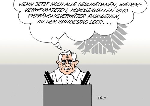 Papst Bundestag