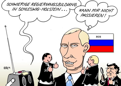 Cartoon: Putin (medium) by Erl tagged ssw,fdp,piraten,grüne,spd,cdu,schwierig,regierungsbildung,holstein,schleswig,landtagswahl,unterdrückung,pressefreiheit,meinungsfreiheit,gelenkt,demokratie,mauschelei,ministerpräsident,tausch,putin,wladimir,präsident,russland,russland,präsident,putin,tausch,ministerpräsident,mauschelei,demokratie,gelenkt,meinungsfreiheit