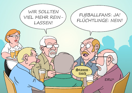 Cartoon: relative Zahlen (medium) by Erl tagged politik,eu,flüchtlinge,flüchtlingspolitikwerte,humanität,solidarität,asylrecht,lager,moria,feuer,brand,diskussion,aufnahme,verteilung,zahlen,rechtspopulismus,angst,stammtisch,fußball,zulassung,fans,stadien,corona,virus,pandemie,hygiene,karikatur,erl,politik,eu,flüchtlinge,flüchtlingspolitikwerte,humanität,solidarität,asylrecht,lager,moria,feuer,brand,diskussion,aufnahme,verteilung,zahlen,rechtspopulismus,angst,stammtisch,fußball,zulassung,fans,stadien,corona,virus,pandemie,hygiene,karikatur,erl