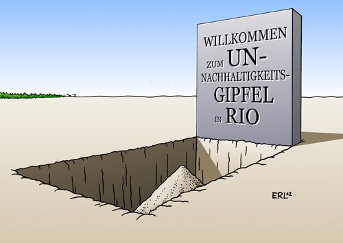 Cartoon: Rio 2012 (medium) by Erl tagged un,nachhaltigkeit,gipfel,umwelt,umweltschutz,klima,klimaschutz,klimawandel,ökologie,politik,absicht,absichtserklärung,scheitern,versagen,grab,grabstein,rio,de,janeiro,un,nachhaltigkeit,umweltschutz,klimaschutz,klimawandel,ökologie,rio