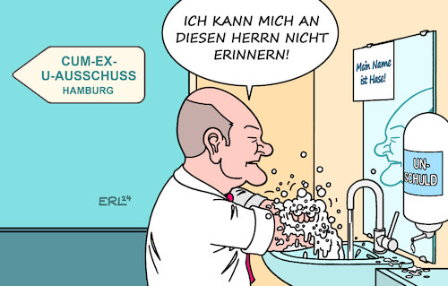 Cartoon: Scholz bereitet sich vor (medium) by Erl tagged politik,cum,ex,skandal,steuer,betrug,kriminalität,untersuchungsausschuss,hamburg,aussage,scholz,karikatur,erl,politik,cum,ex,skandal,steuer,betrug,kriminalität,untersuchungsausschuss,hamburg,aussage,scholz,karikatur,erl