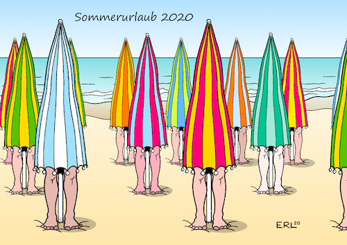 Cartoon: Sommerurlaub 2020 (medium) by Erl tagged politik,corona,virus,pandemie,kontaktverbot,reisewarnung,reisen,einschränkung,urlaub,sommerurlaub,hygiene,abstand,mundschutz,sonnenschirm,schutzschirm,sonne,strand,meer,sand,karikatur,erl,politik,corona,virus,pandemie,kontaktverbot,reisewarnung,reisen,einschränkung,urlaub,sommerurlaub,hygiene,abstand,mundschutz,sonnenschirm,schutzschirm,sonne,strand,meer,sand,karikatur,erl