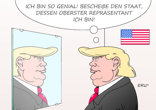 Cartoon: Stabiles Genie (medium) by Erl tagged politik,usa,präsident,donald,trump,weigerung,veröffentlichung,steuererklärung,zeitung,new,york,times,steuern,zahlung,steuerzahlung,gering,schulden,verluste,verdacht,steuerhinterziehung,steuerbetrug,staat,repräsentant,stabiles,genie,karikatur,erl,politik,usa,präsident,donald,trump,weigerung,veröffentlichung,steuererklärung,zeitung,new,york,times,steuern,zahlung,steuerzahlung,gering,schulden,verluste,verdacht,steuerhinterziehung,steuerbetrug,staat,repräsentant,stabiles,genie,karikatur,erl