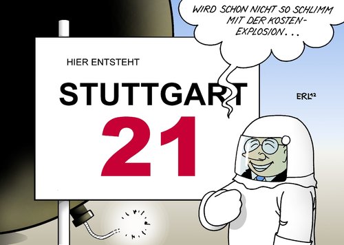 Cartoon: Stuttgart 21 (medium) by Erl tagged zahlen,rote,kostenexplosion,kosten,volksabstimmung,abriss,kopfbahnhof,protest,projekt,neubau,unterirdisch,bahnhof,stuttgart,stuttgart21,tuttgart21,stuttgart,bahnhof,unterirdisch,neubau,projekt,protest,kopfbahnhof,abriss,volksabstimmung,kosten,kostenexplosion,rote,zahlen