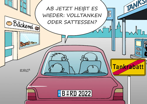 Tankrabatt Ende