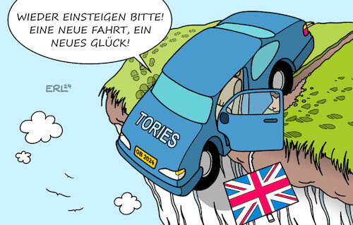 Cartoon: Tories (medium) by Erl tagged politik,großbritannien,vereinigtes,königreich,gb,uk,wahl,parlament,unterhaus,regierung,tories,brexit,auto,fahrt,abgrund,bürger,vertrauen,verlust,stimmen,umfragen,karikatur,erl,politik,großbritannien,vereinigtes,königreich,gb,uk,wahl,parlament,unterhaus,regierung,tories,brexit,auto,fahrt,abgrund,bürger,vertrauen,verlust,stimmen,umfragen,karikatur,erl