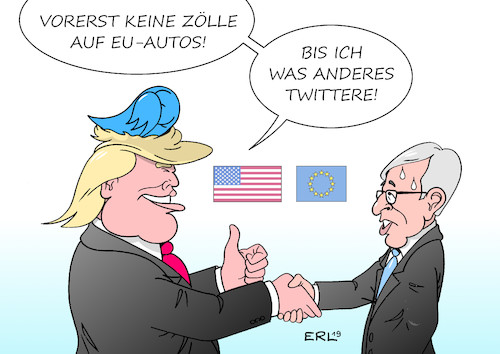 Trump Entwarnung