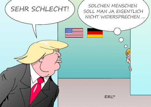 Trump Merkel