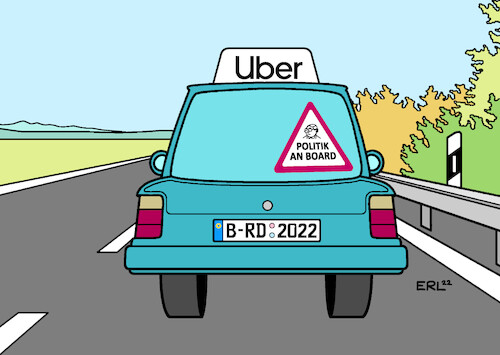 Cartoon: Uber (medium) by Erl tagged politik,mobilität,unternehmen,usa,uber,fahrdienst,einflussnahme,politiker,politikerinnen,deutschland,abbau,hürden,fahrgast,beförderung,auto,korruption,rechereche,files,daten,investigativ,journalismus,karikatur,erl,politik,mobilität,unternehmen,usa,uber,fahrdienst,einflussnahme,politiker,politikerinnen,deutschland,abbau,hürden,fahrgast,beförderung,auto,korruption,rechereche,files,daten,investigativ,journalismus,karikatur,erl