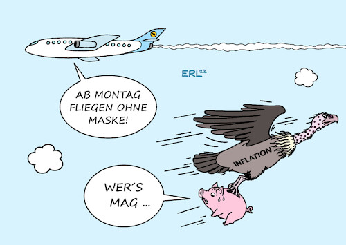 Cartoon: Über den Wolken (medium) by Erl tagged politik,gesundheit,finanzen,corona,virus,pandemie,covid19,lockerungen,flugverkehr,wegfall,maskenpflicht,flugzeug,fliegen,inflation,höhe,anstieg,geier,sparschwein,geld,karikatur,erl,politik,gesundheit,finanzen,corona,virus,pandemie,covid19,lockerungen,flugverkehr,wegfall,maskenpflicht,flugzeug,fliegen,inflation,höhe,anstieg,geier,sparschwein,geld,karikatur,erl