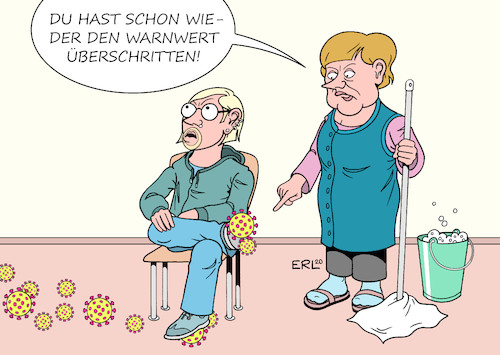 Cartoon: Uralter Konflikt II (medium) by Erl tagged politik,corona,virus,pandemie,zweite,welle,party,feiern,konflikt,jung,alt,leichtsinn,vorsicht,warnwert,mutti,dreck,boden,putzen,bundeskanzlerin,angela,merkel,karikatur,erl,politik,corona,virus,pandemie,zweite,welle,party,feiern,konflikt,jung,alt,leichtsinn,vorsicht,warnwert,mutti,dreck,boden,putzen,bundeskanzlerin,angela,merkel,karikatur,erl